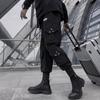 Модные повседневные черные брюки-карго Мужская модная одежда Брюки-карго Уличная одежда Модные брюки Harajuku Бегуны Беговые японские спортивные штаны