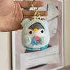 Adorable Penguin Plush Keychain Ice Cream Lollipop Style Bag Charm Stuffed Toy