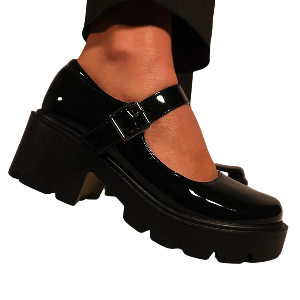Where's That From Женские туфли Rylee Retro на блочном каблуке Mary Janes