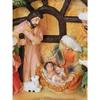 Latest Resin Decor Small Size Showpiece for Table Xmas Present To Friend Christmas Gifts Single Piece Holy Family Crib Figurines