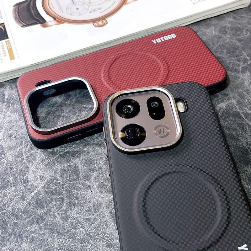 Чехол для OPPO Find X9 Pro Модный Жесткий ПУ Клетка Магнитный MagSafe Защитная Задняя Крышка Чехол Для OPPO Find X9 X9Pro Корпус Телефона