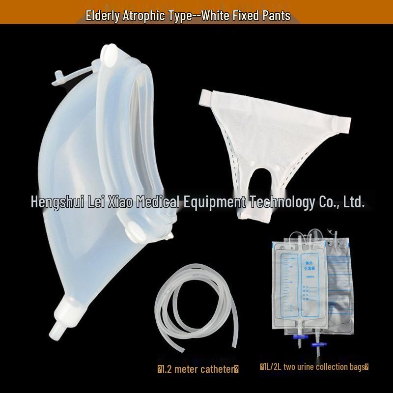 Leakproof Silicone Urine Collector for Men and Women - Ideal for Elderly, Bedridden, or Paralyzed Individuals.