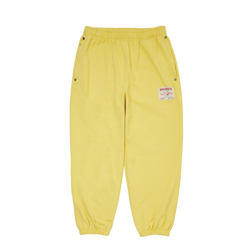TRUERELIGION Classic Sweat Pants (Washed)_Washed Yellow