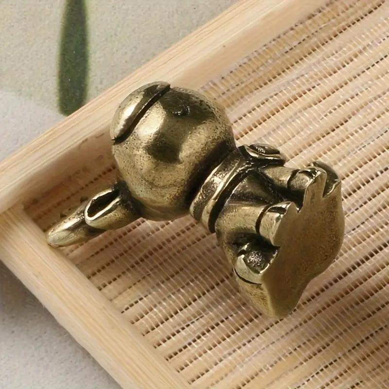 Фигурка лося из латуни ручной работы Металлические медные украшения с детализацией рогов Рождественский декор лося Украшения для дома и стола Элегантный подарок