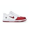 Supreme X Dunk SB Low Varsity Red Unisex Sneakers White Black CK3480-600