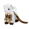 Kawaii Xinjiang Baby Lamb Doll PP Cotton Sheep Plush  Keychain Standing Lamb Pendant  Car Pendant