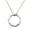 Used TIFFANY&Co. Necklace 1837 Circle Silver925 5.0g Silver Accessories