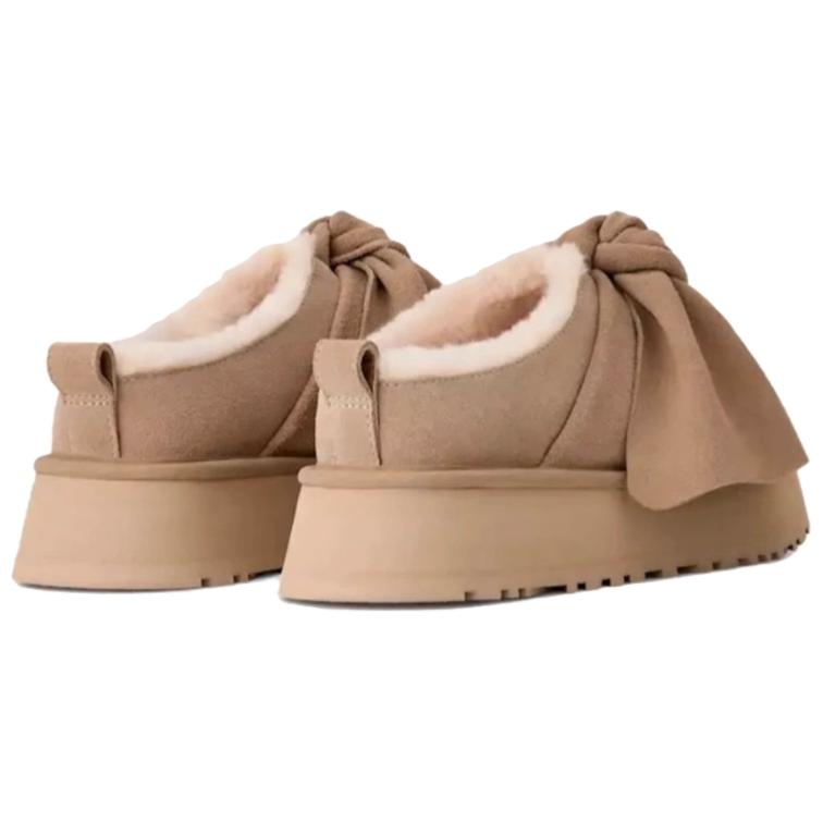 UGG Износостойкие закрытые тапочки женские коричневые 1176290-SAN