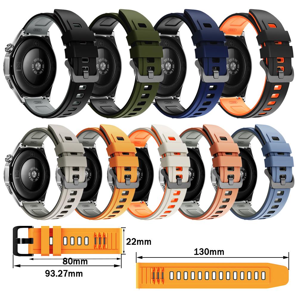 22 мм ремешок для часов TicWatch Pro 2021/3 Ultra LTE/GPS Силиконовый ремешок для TicWatch Pro GTW GTH2 GTX S2 E2 Спортивный браслет