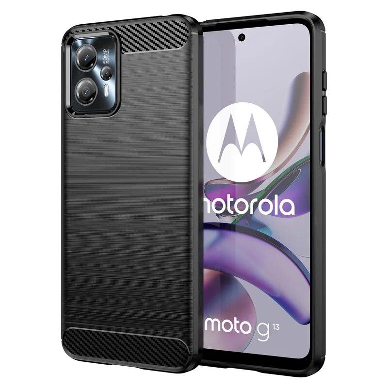 Carbon Fiber Case for Motorola Moto G10 G20 G30 G50 G60 G60S G31 G41 G51 G22 G32 G42 G52 G62 G72 G82 E20 E30 E40 E13 Phone Cover