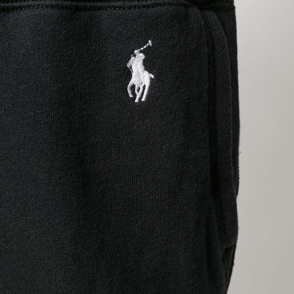 Polo Ralph Lauren Logo Вышитый зауженный книзу спортивный штаны на шнурке Женские спортивные штаны Черный 211794397-001