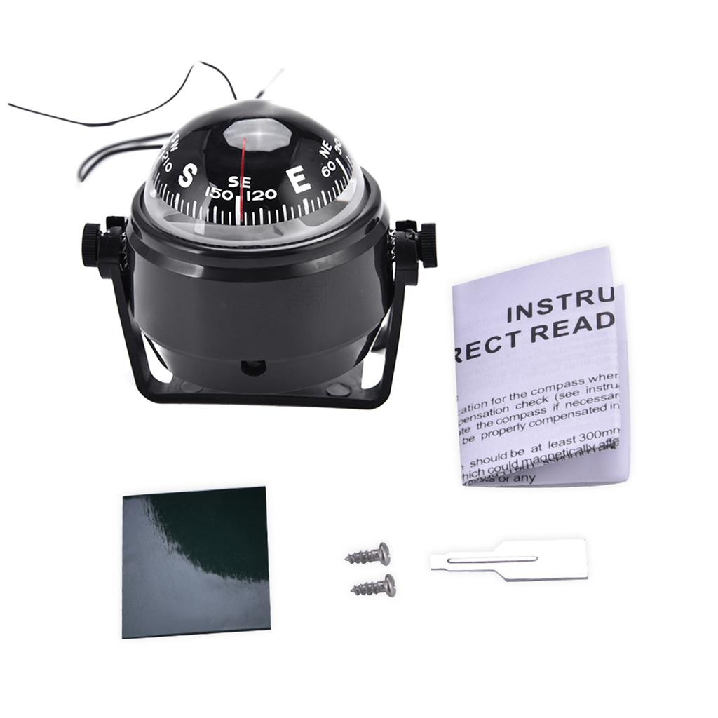 Уличный высокоточный светодиодный автомобильный лодочный морской военный цифровой магнитный компас