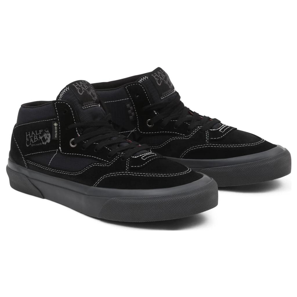 Vans Half Cab 92 Gore-Tex Повседневные полувысокие кеды для скейтбординга Унисекс Кроссовки Черный VN0005V4BLK