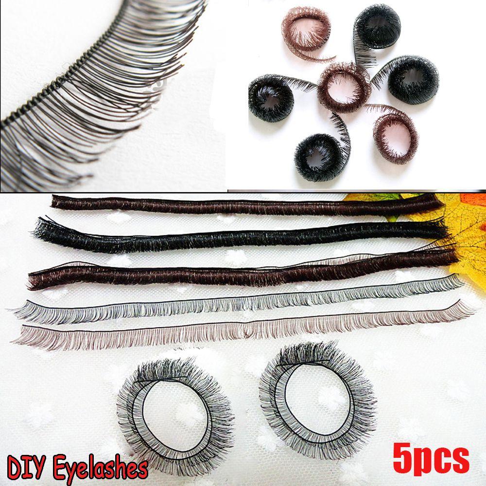 20 см Накладные ресницы для кукол-младенцев DIY Аксессуары Черный Коричневый Рыжий 3 Цвета Детская Игрушка