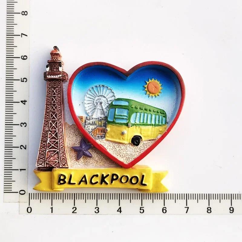 Британский Лондон Биг Бен Туризм Мемориал Англия Шотландия автобус Наклейки на холодильник Манчестер Виндзор Магнит на холодильник Коллекция Подарки