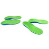 2 Pairs Orthotic Cushioning Arch Support Shoe Insoles PU Foaming Shoe Insoles for Mens Womens 24cm 38 Size Blue Green