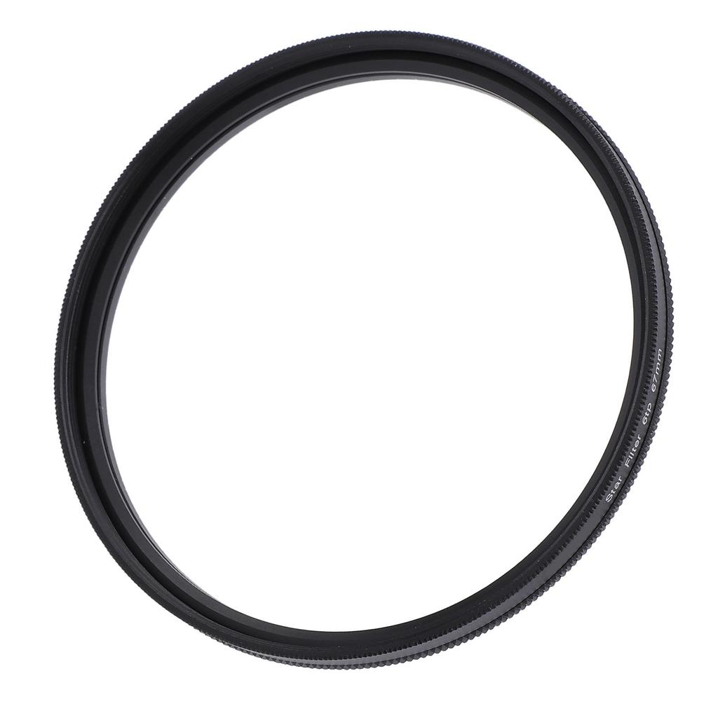 Camera Lens Filter 67mm Lens Protect Filter Star Effect Filter for 67mm Lens Cell Phones and