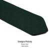 Dark Green Small Tie 5Cm Narrow Version Coffee Color Retro Stripe British Japanese Tide Flat Head Knitted Tie