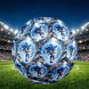 Sonic Print Size 5 Soccer Ball, PU Wear Resistant Football for Match Training and Daily Practice, Birthday Gift for Soccer Fans