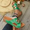 Summer Wedges Women Slippers Outdoor Fish Mouth Platform Sandals Big Size Comfortable Anti-slip Slip On Women Shoes Slides Women