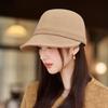 Autumn and Winter Hat Women's High-end Temperament Duck Tongue Beret Fashion Versatile Ear Protection Warm Newsboy Hat