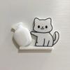 Magnetic Cat Hair Storage Memorial Box Acrylic Cat Refrigerator Sticker  for Home Decoration