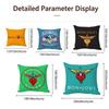 Rock Bon Jovi Cushion Cover Cushion Cover Set 4Pcs 50X50 45X45 40X40 Pillowcase Decorative Sofa Home Decor
