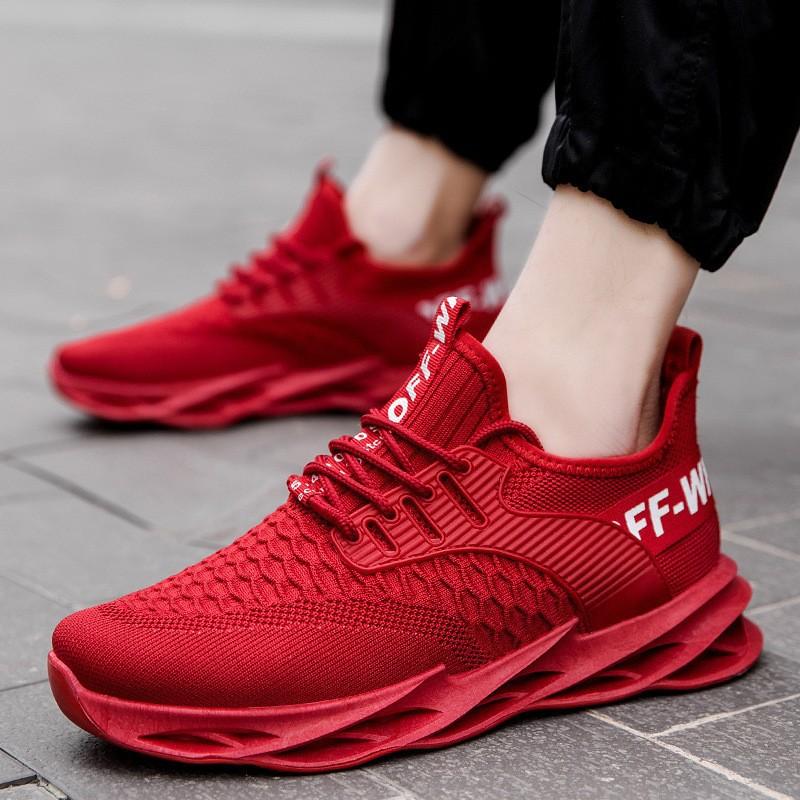 Мужская обувь осень новый модный тренд летучая трикотажная беговая обувь молодежная уличная повседневная обувь для ног спортивная обувь