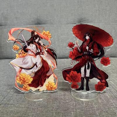 Фигурка аниме «Небесные чиновники» «Благословение» на акриловой подставке Tian Guan Ci Fu Xie Lian Hua Cheng, модель, тарелка, декор для стола