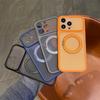 Чехол для телефона iPhone 17 Pro с магнитным держателем, вращающимся на 360°, и выдвижным окном для просмотра