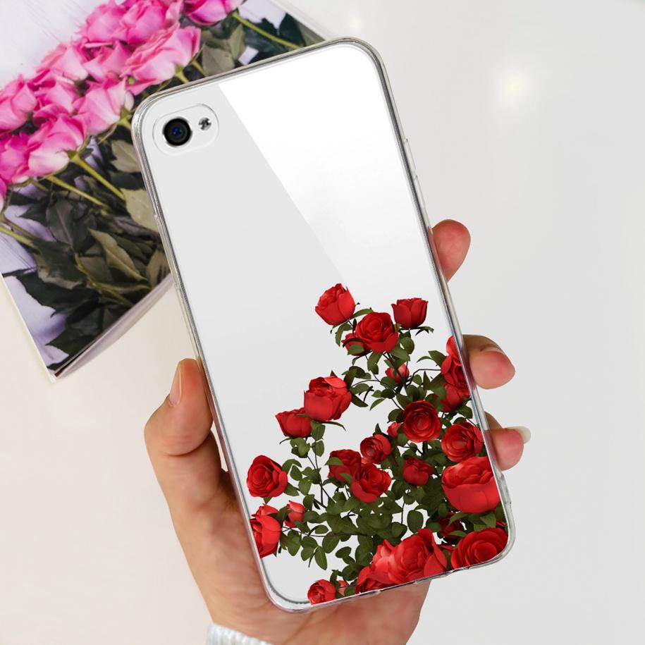 Case For iPhone 4 4S Case Cute Panda Cartoon TPU Shockproof Cover For Apple iPhone 4 iPhone 4S iphone4 i4 Cases Protective Shell