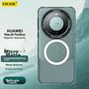 Huawei Mate60Pro/Pro+ Phone Case, Magnetic Full Coverage Shockproof Matte Frosted Hard, Ultra-Thin Simple High-End Business Outer Case, Elegant Black