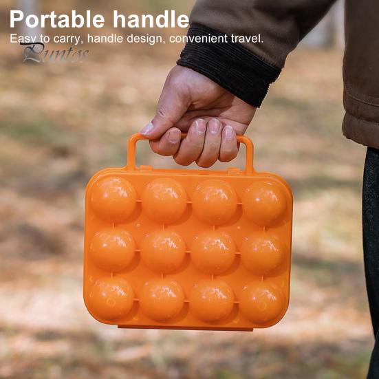 Ящик для яиц с 6 сетками и ручкой, большой емкости, ударопрочный, компактный, портативный, для хранения яиц