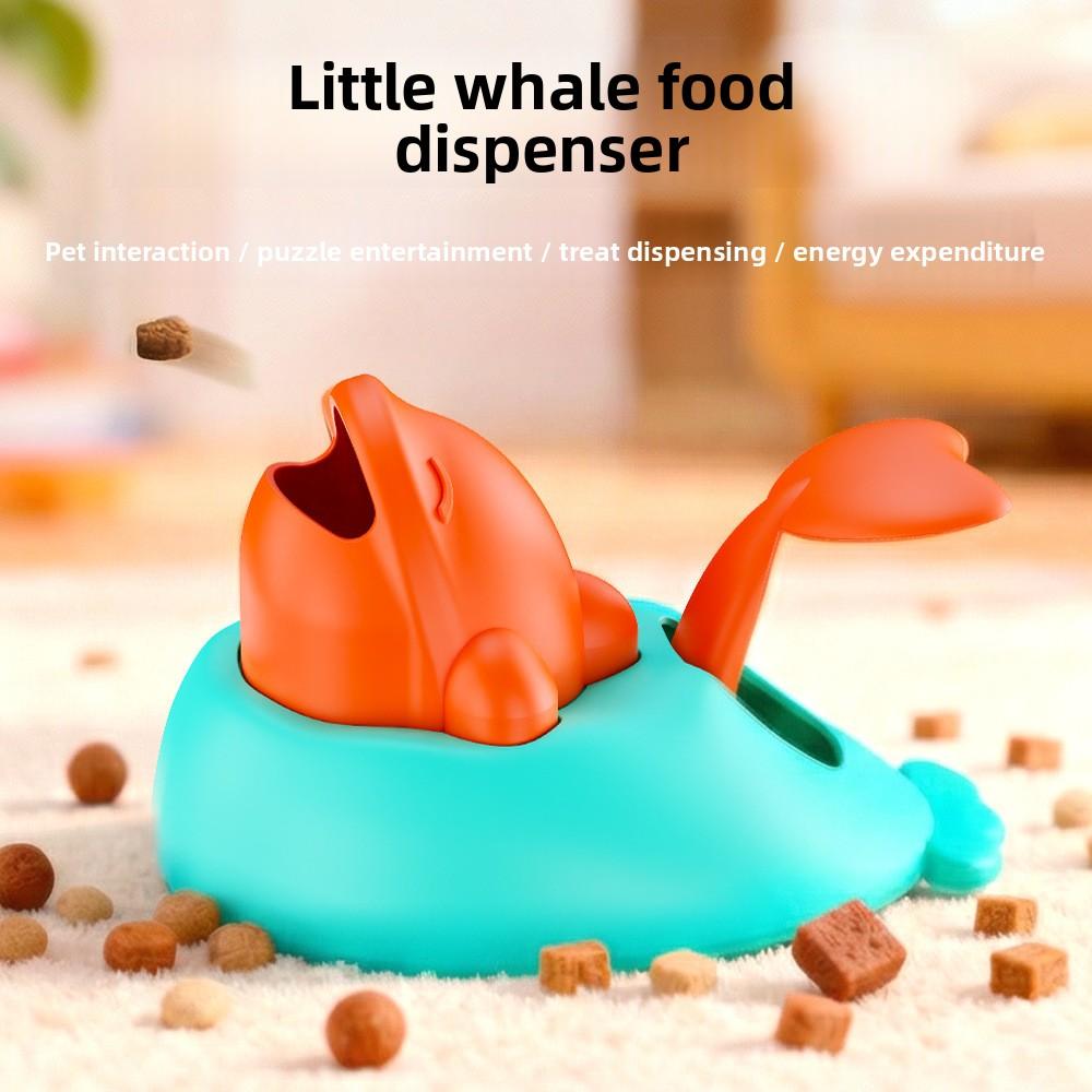 Pet Training Feeding Toy Snacks Launcher - Supports Pellet, Block and Strip Style Interactive Dog Feeding Machine with Fun Interaction.