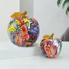 Colorful Printed Apples, Creative Ornaments, Personalized Home Art Decorations For Fruit Living Room Bookshelves.