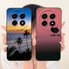 For Realme 13 Pro 13Pro+ Fashion Dusk Beach Painting Phone Case For Realme 13Pro Plus 5G Shockproof Soft Silicone Covers Bumpers