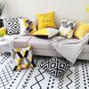 New Nordic-style Simple Geometric Pattern Pillowcase for Summer Ins Sofa Headrest Without Pillow Core