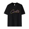 Unisex Oversized Cotton Graphic Tee Streetwear Loose Fit Short Sleeve T-Shirt Skating Hip Hop Casual Wear