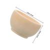10Pcs Khaki Small Unfinished Wooden Bowls for DIY Crafts Decoration Durable Synthetic Material