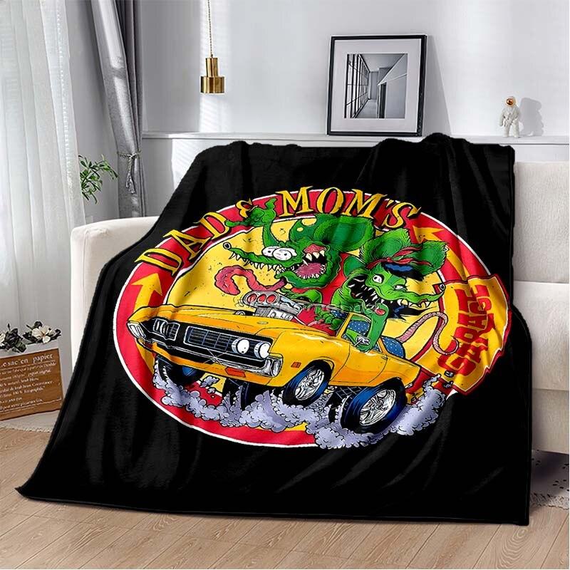 Одеяло с рисунком крысы Финка, пододеяльник для дивана, дорожное постельное белье, фланелевое одеяло, покрывало, одеяло для пикника