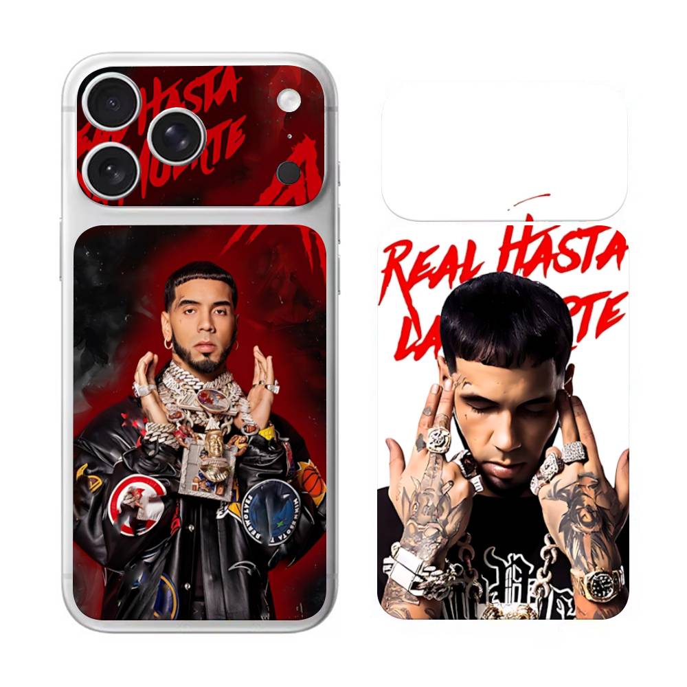 Стикер-обертка для телефона Rapper Singer A-AnuelS AA для IPhone17 Pro/17pro Max, Декаль на корпус, Защитная пленка для задней панели, Полное покрытие