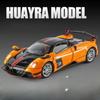 Симуляция 1/32 Pagani Huayra BC Сплав Модель автомобиля со светом и звуком Коллекция Миниатюрный Voiture Игрушечный транспорт Подарок Дети Мальчик
