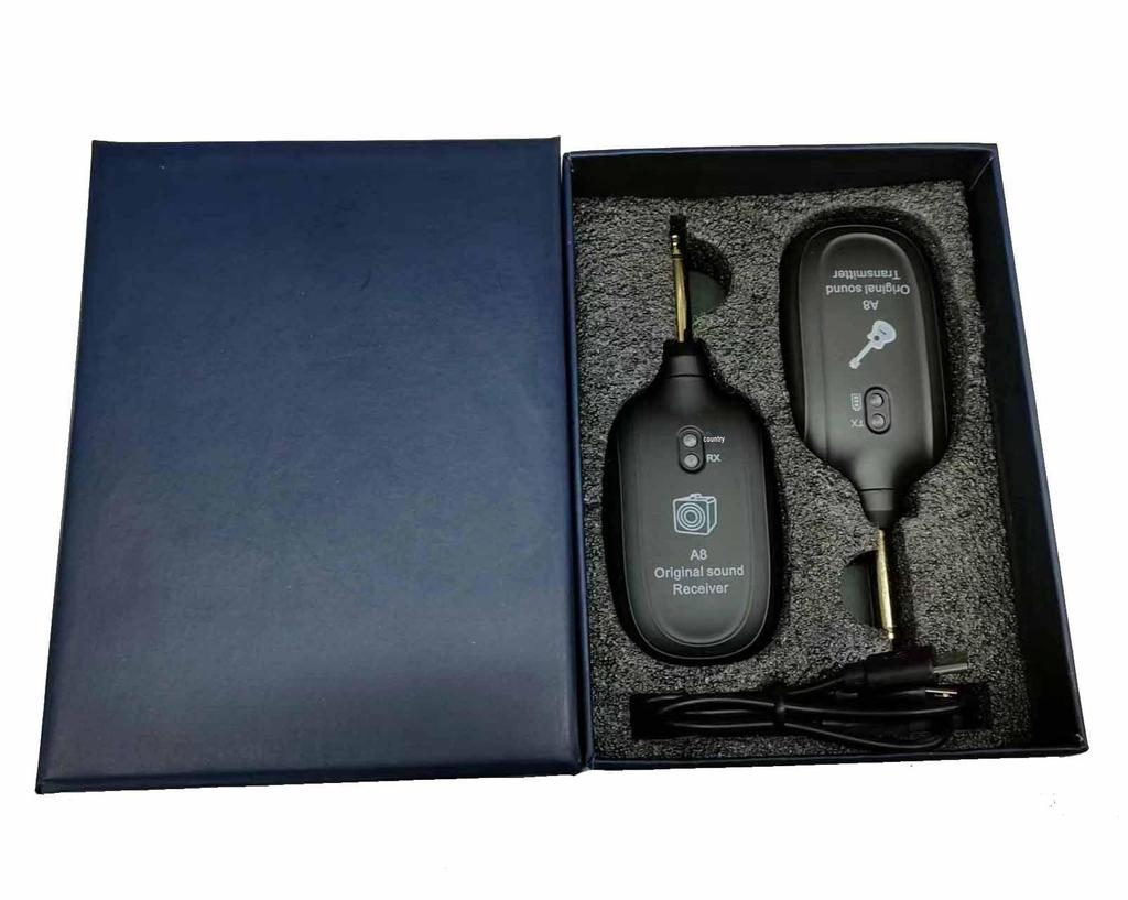 A8 Радио Беспроводной Набор Передатчика и Приемника для Акустической Гитары, Электрической Духовой Трубы, Баса.