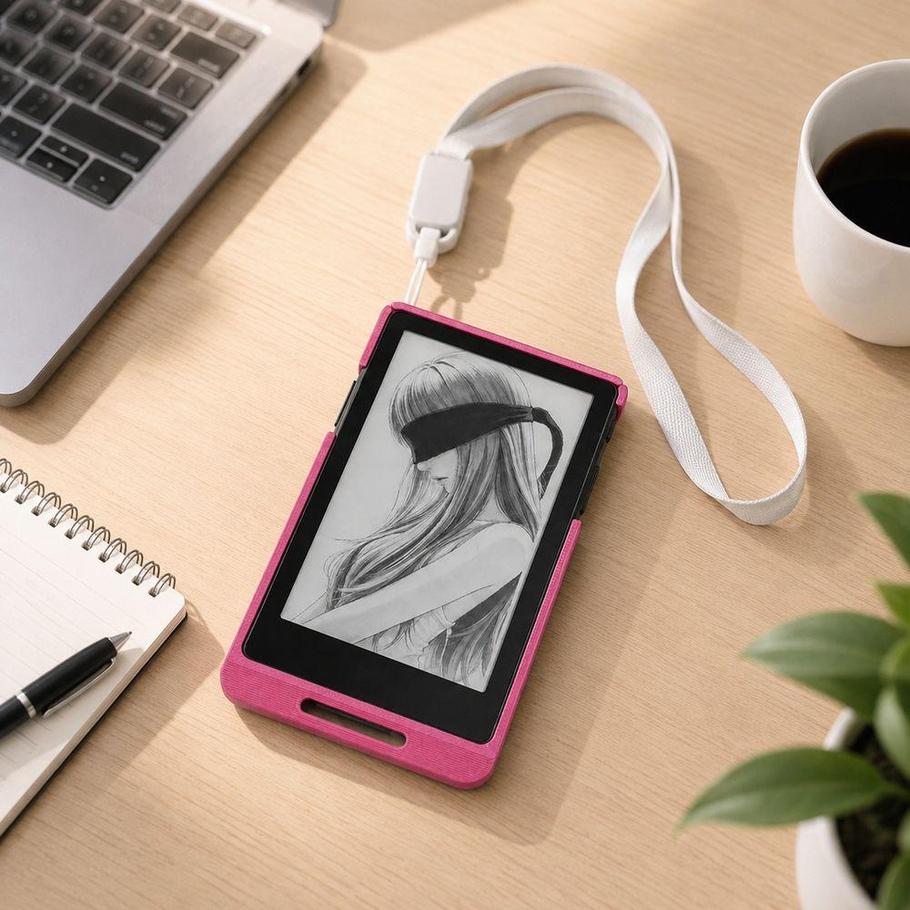 Badge-style Protective Cover Shockproof Portable Cover for XTEINK X4Pro E-Reader Protection