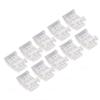 10pcs Transparent COB Light Strip Connectors 2Pin LED Strip to Wire Connectors  Home Use