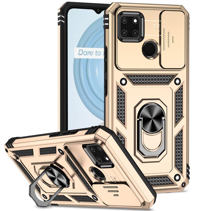 Чехол-держатель с магнитным кольцом для Realme C21Y C25Y C11 2021, защитные чехлы для камеры для Oppo Realme C 21Y 25Y 11