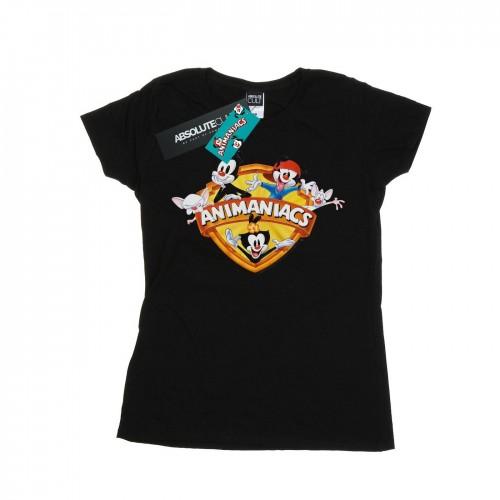 Animaniacs Womens/Ladies Group Shield Cotton T-Shirt