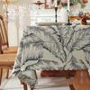 Tablecloth Waterproof And Oil-Proof Leave-In Coffee Table Tablecloth Fabric Living Room Retro Light Luxury Premium Dining Cloth