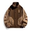 Men's New Spring Corduroy Stand-up Collar Bomber Jacket American Casual Retro Trend Men's Coat