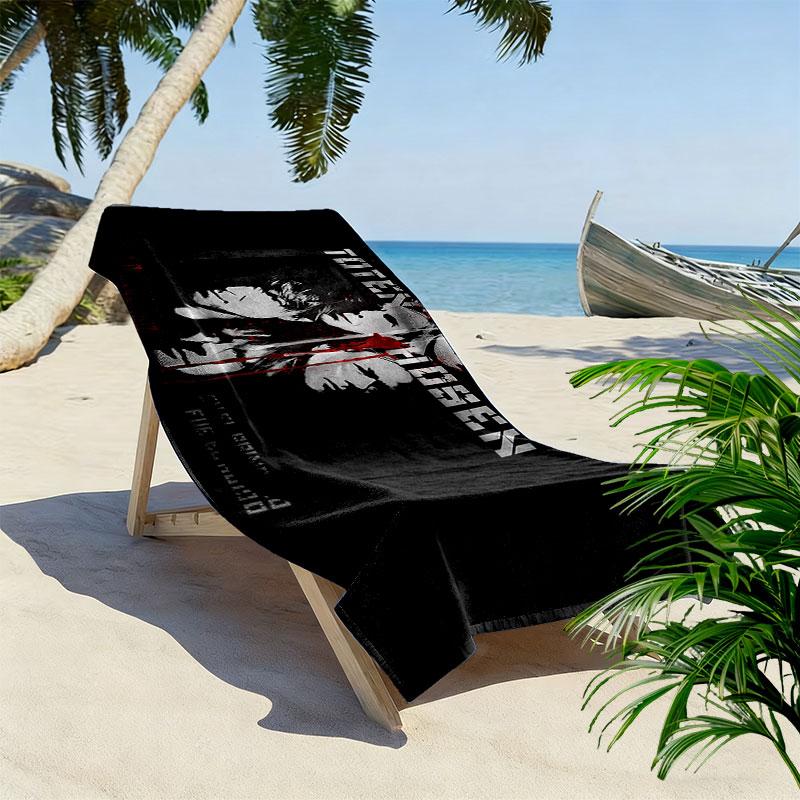 Пляжное полотенце с принтом Die Toten Hosen, большое, мягкое, быстросохнущее, для пляжа, кемпинга, плавания